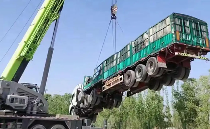 华安道路脱困救援案例